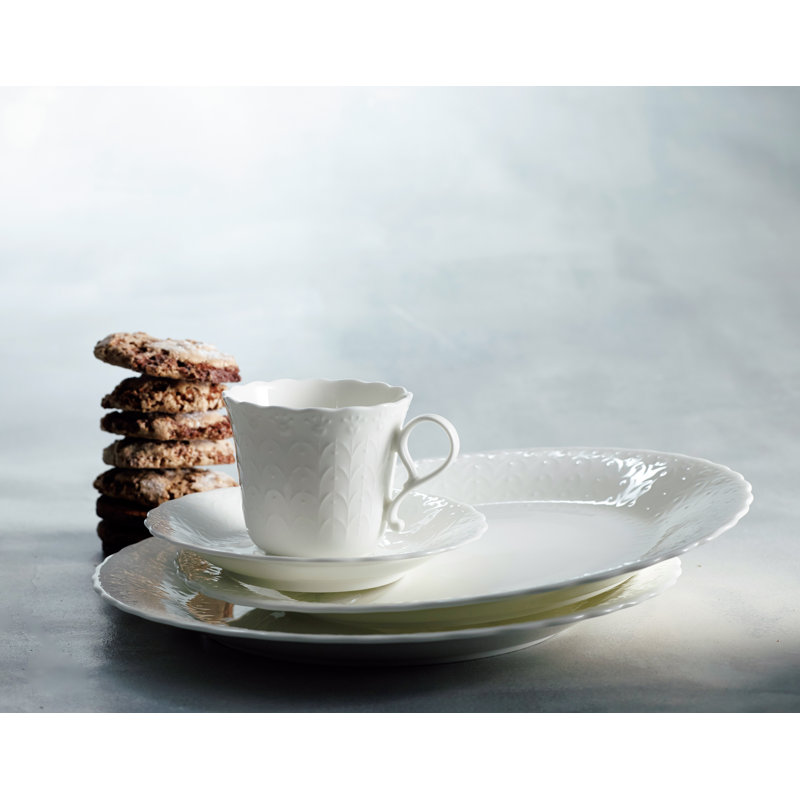 NARUMI Silky White 5 Piece Place Setting, Service for 1 | Wayfair